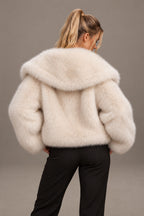 Perpetua | Hooded Faux Fur Jacket