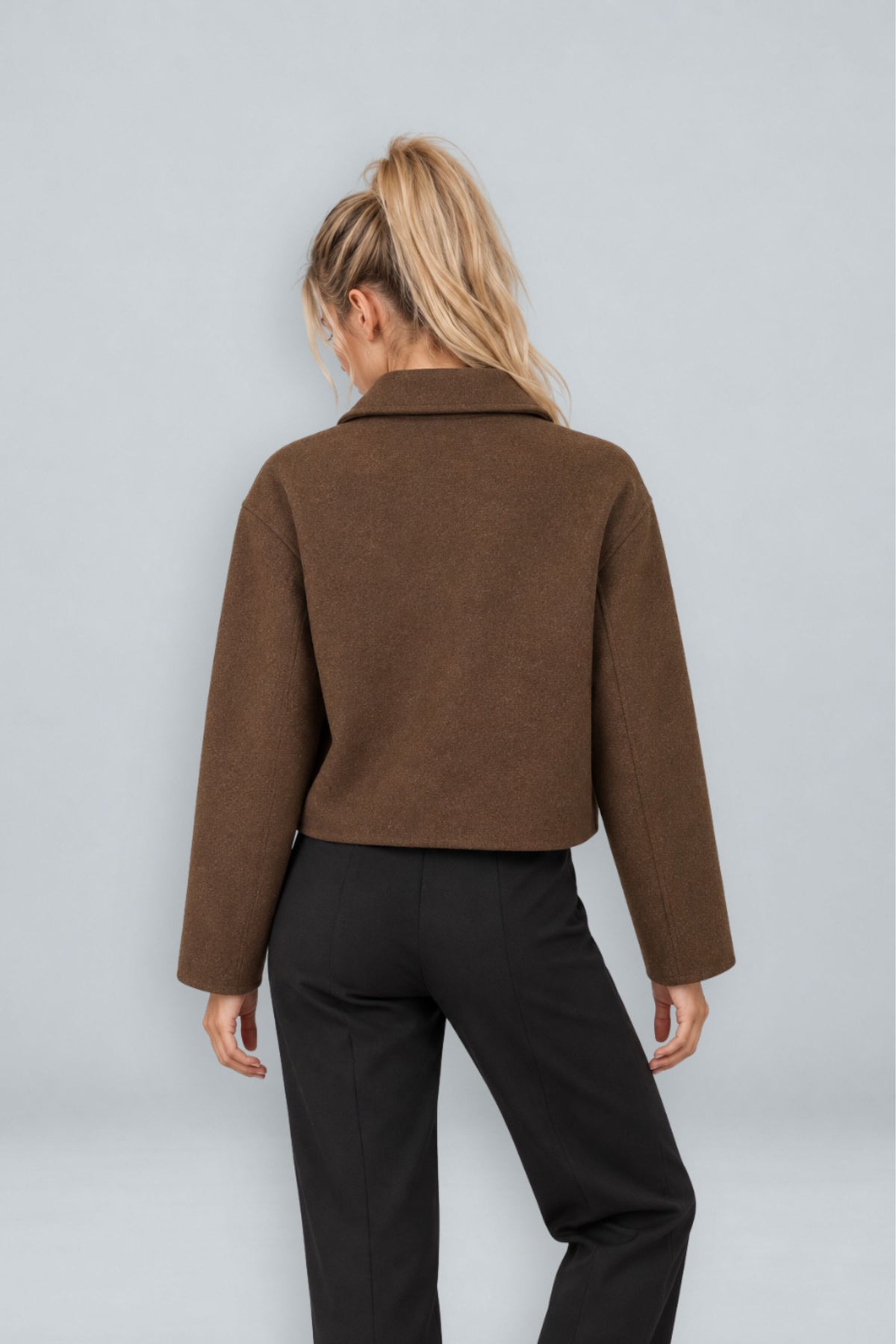 Margaux | Zip-Up Boxy Short Coat