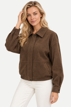 Virelia | Relaxed-Fit Suede Jacket