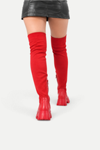 Elowira | Chunky Sole Knee High Boots