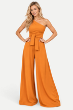 Seraphina | One-Shoulder Wide-Leg Jumpsuit