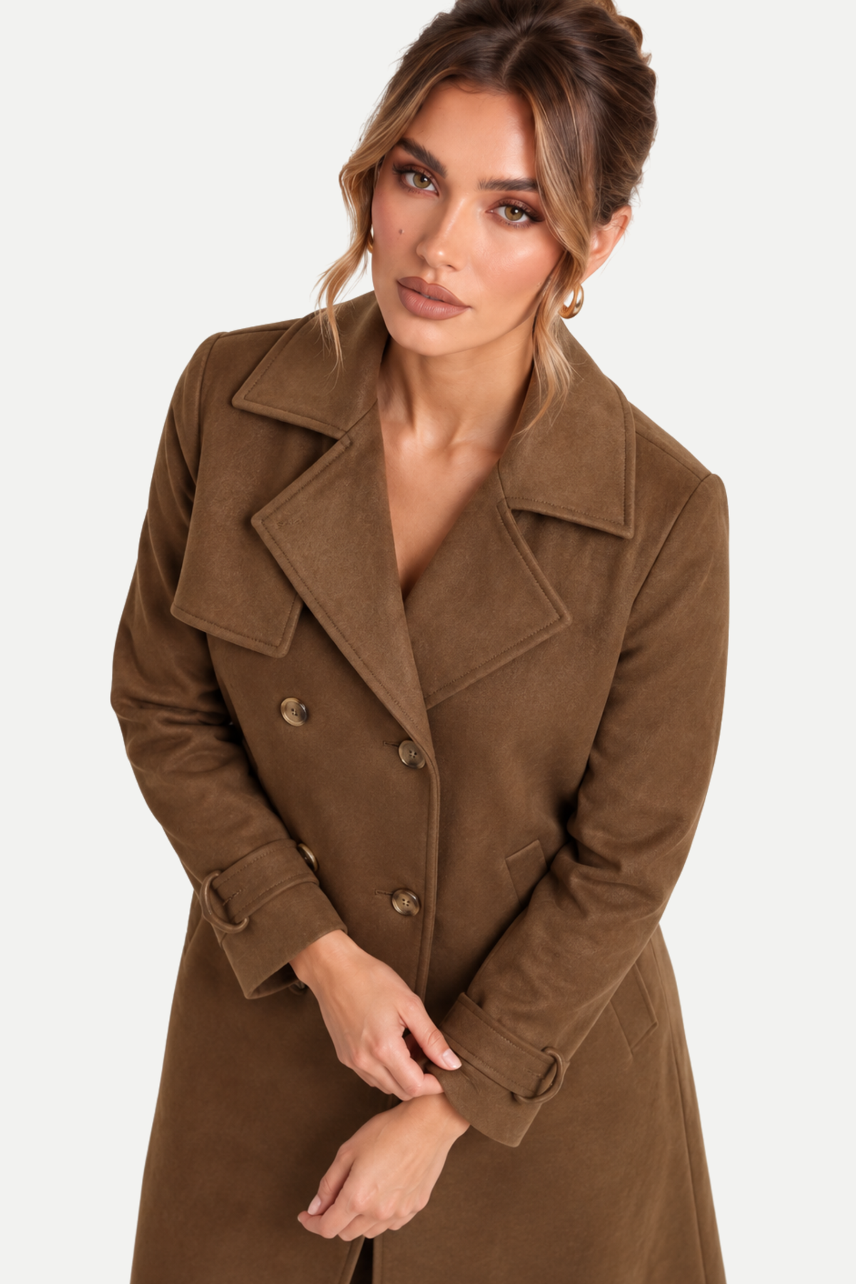 Marcelline | Double-Breasted Long Coat