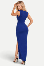 Élodie | High-Waist Pleated Long Dress