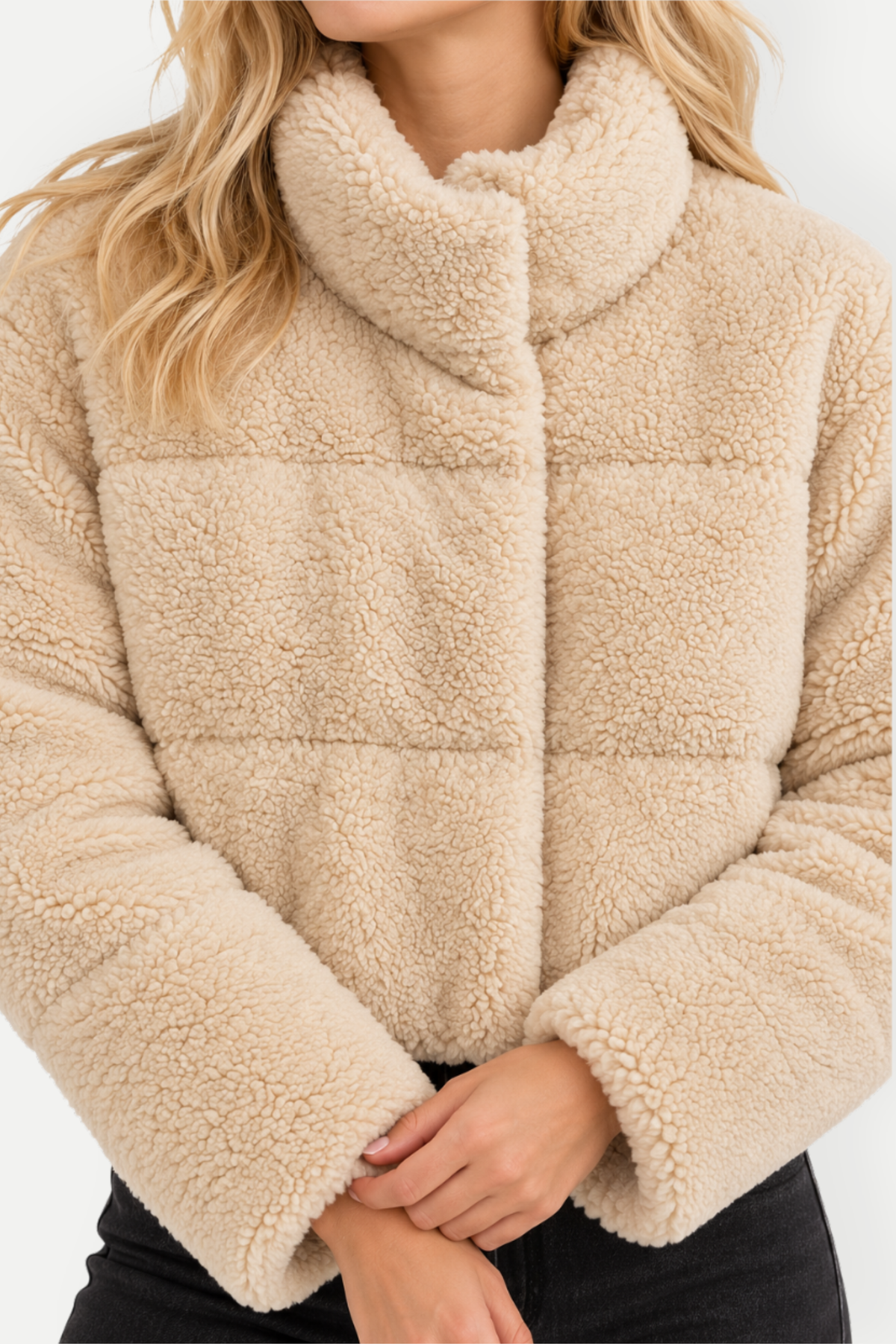 Xylara | Short Padded Jacket with Stand Collar