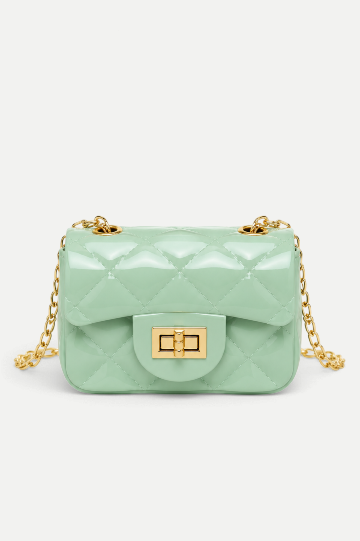 Livia | Quilted Mini Shoulder Bag with Chain Strap