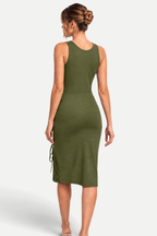 Ameliora | Drawstring Knit Pullover Dress