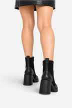 Sabine | Chunky Block-Heel Ankle Boots