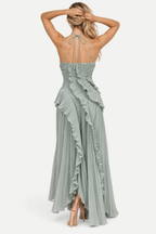 Varelia | Pleated Halterneck Midi Dress