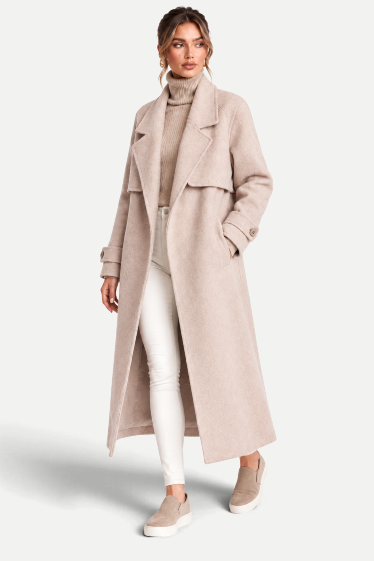 Corinne | Straight-Cut Mid-Length Overcoat