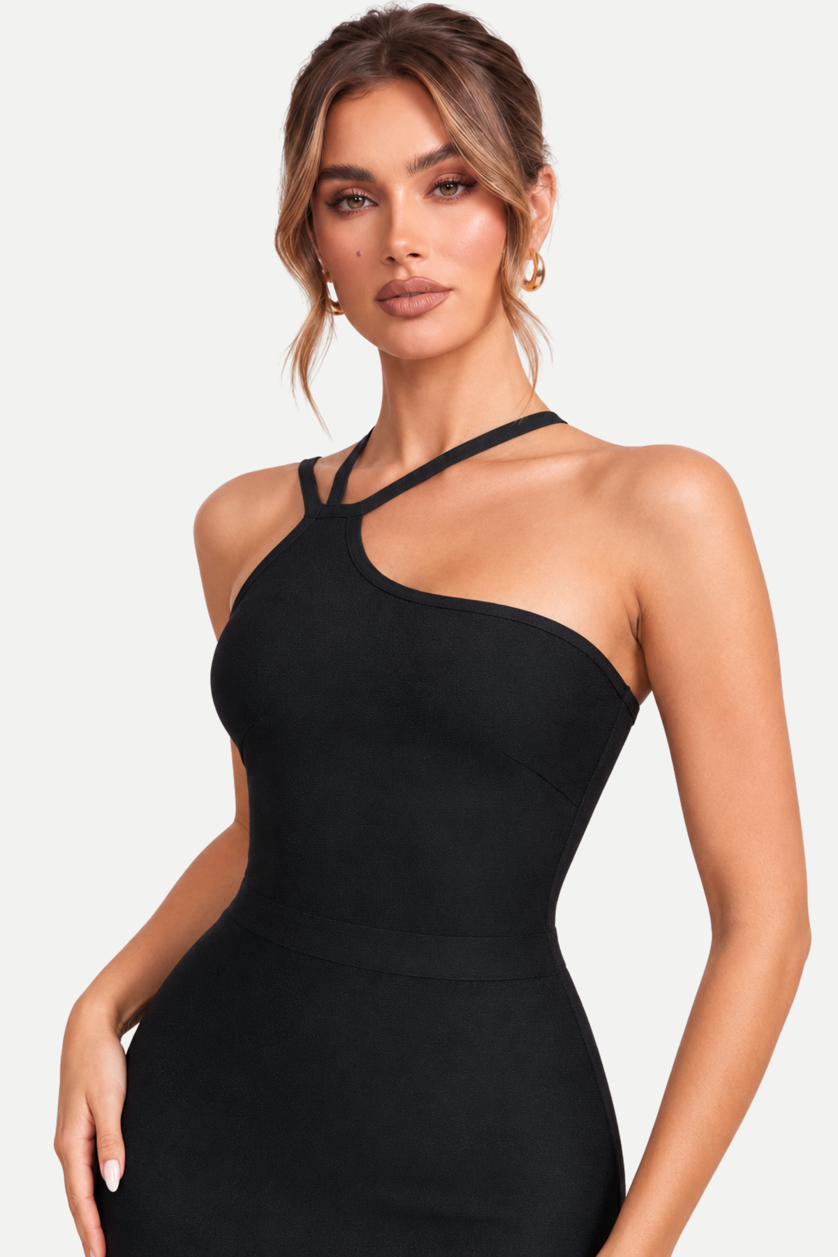 Alveria | Halter Knit Strap Dress