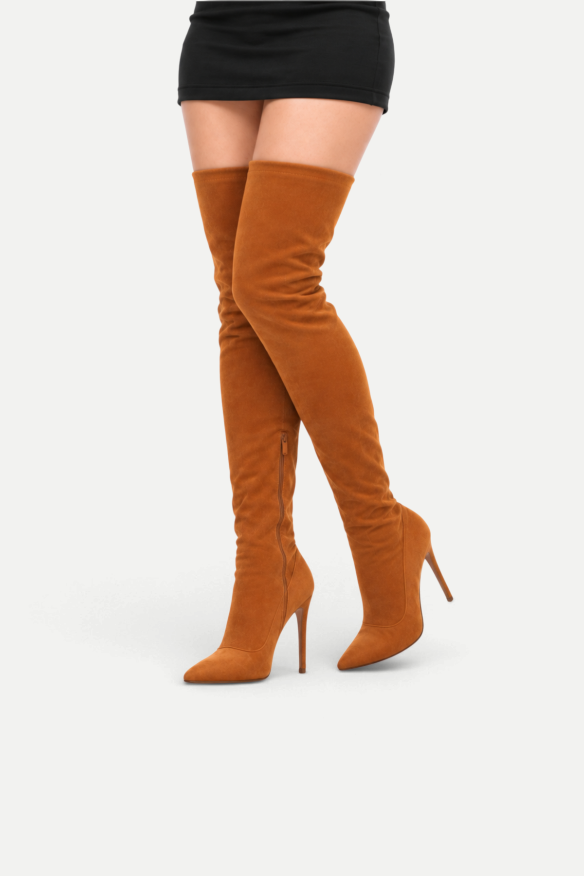 Séverine | Suede Over-the-Knee Stiletto Boots