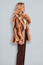 Isolde | Fur Collar Short Winter Coat
