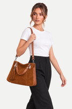 Zélie | Tassel Patchwork Velvet Shoulder Bag