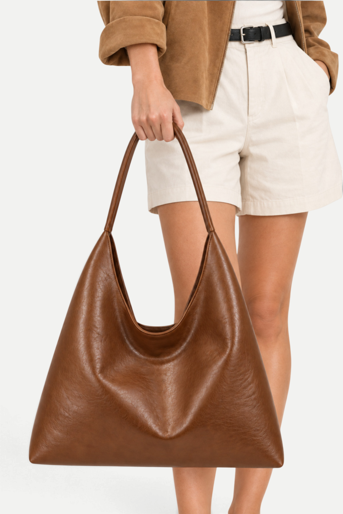 Ariette | Slouchy PU Hobo Shoulder Bag