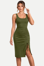 Ameliora | Drawstring Knit Pullover Dress