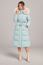 Arielle | Belted Hooded Winter Coat