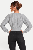 Zéloria | Cable Knit Cropped Jumper