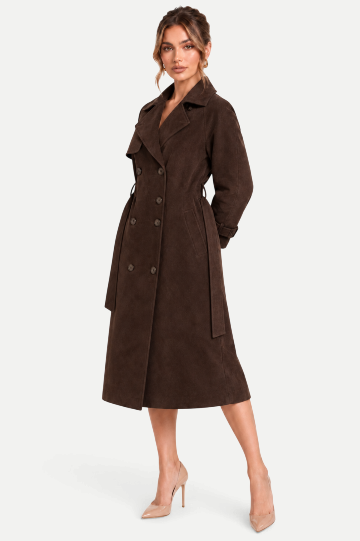 Marcelline | Double-Breasted Long Coat