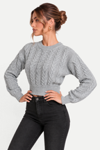 Zéloria | Cable Knit Cropped Jumper