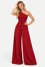 Seraphina | One-Shoulder Wide-Leg Jumpsuit