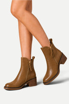 Amélie | Retro Ankle Boots with Block Heel