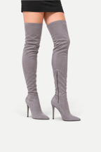 Séverine | Suede Over-the-Knee Stiletto Boots