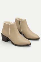 Zephyrelle | Pointed Toe Low Heel Ankle Boots
