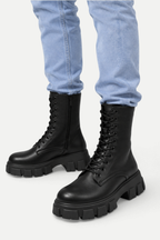 Maëline | Chunky Platform Lace-Up Boots