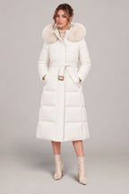 Arielle | Belted Hooded Winter Coat