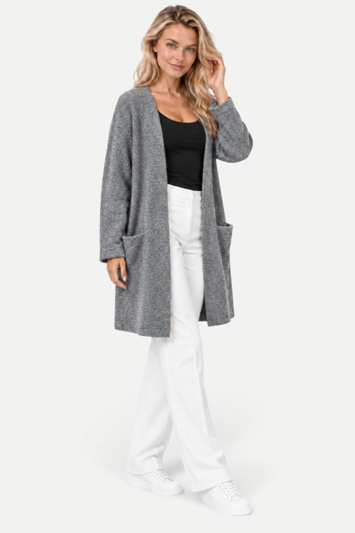 Celine | Women's Longline Knitted Cardigan
