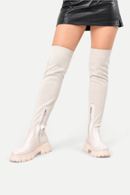 Elowira | Chunky Sole Knee High Boots