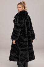 Odette | Long Faux Fox Fur Coat