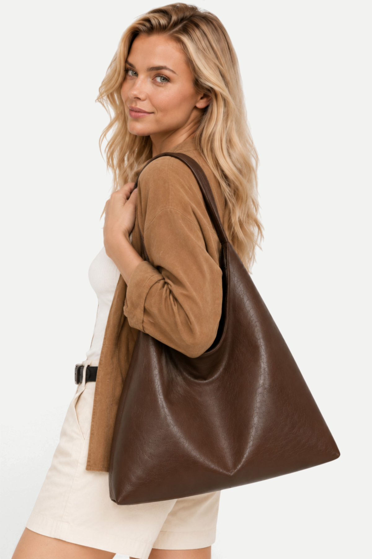 Ariette | Slouchy PU Hobo Shoulder Bag