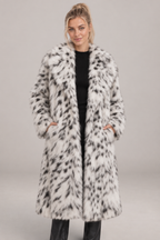 Odette | Long Faux Fox Fur Coat