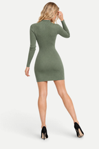 Odalys | Cutout Long Sleeve Knitted Dress