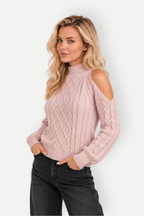 Xavelle | Cold Shoulder Knit Sweater