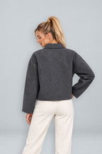 Margaux | Zip-Up Boxy Short Coat
