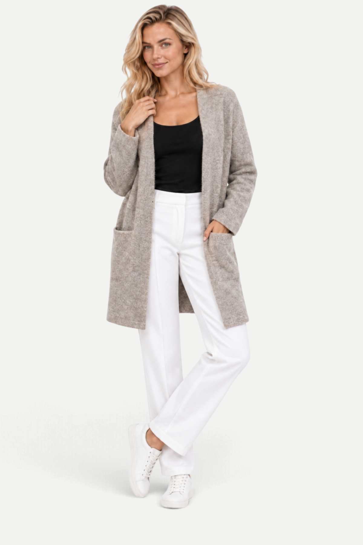 Celine | Women's Longline Knitted Cardigan