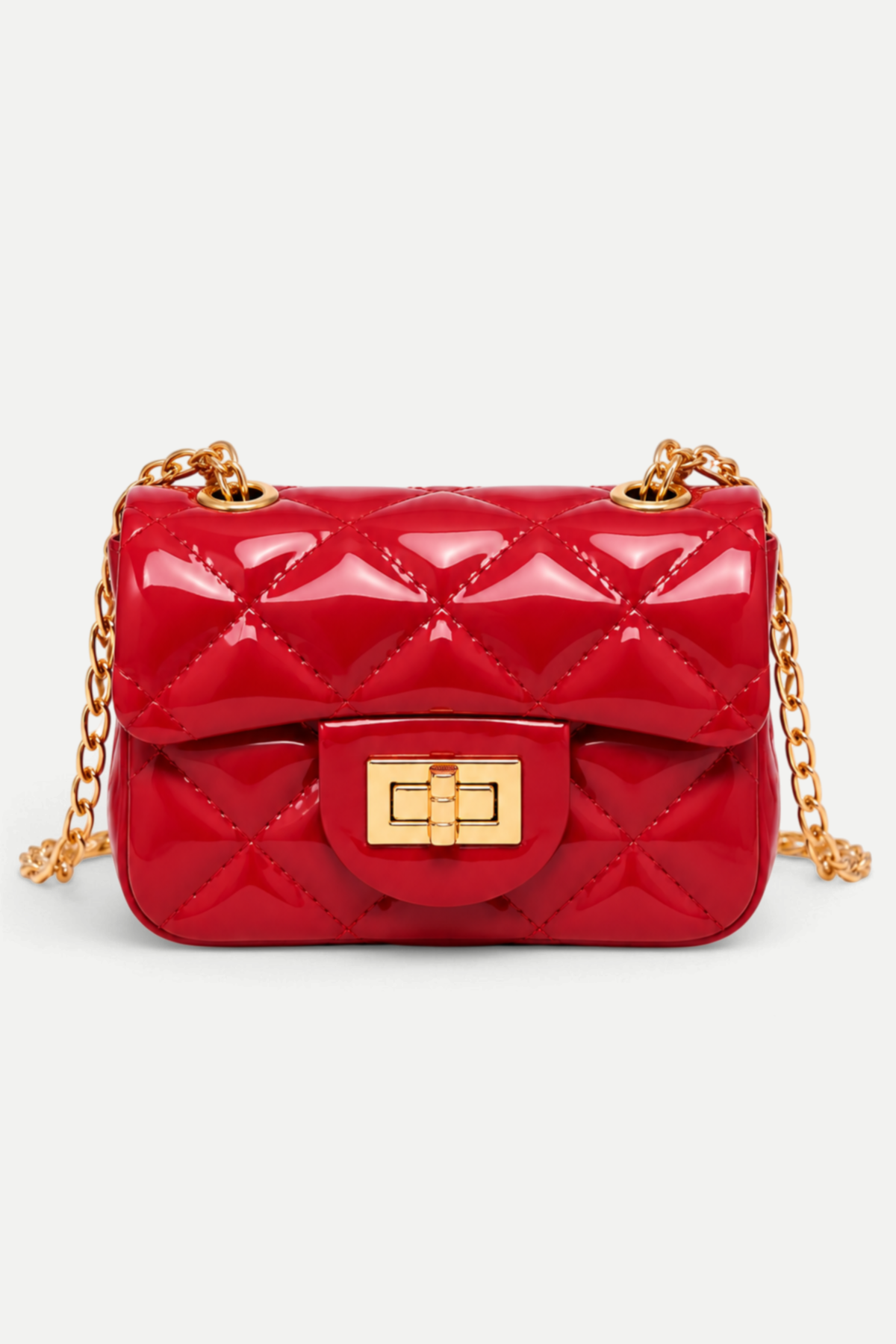 Livia | Quilted Mini Shoulder Bag with Chain Strap