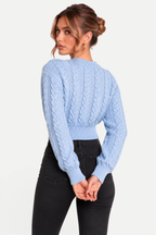 Zéloria | Cable Knit Cropped Jumper