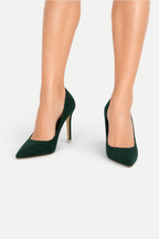 Aurélia | Suede Pointed Toe Stiletto Heels