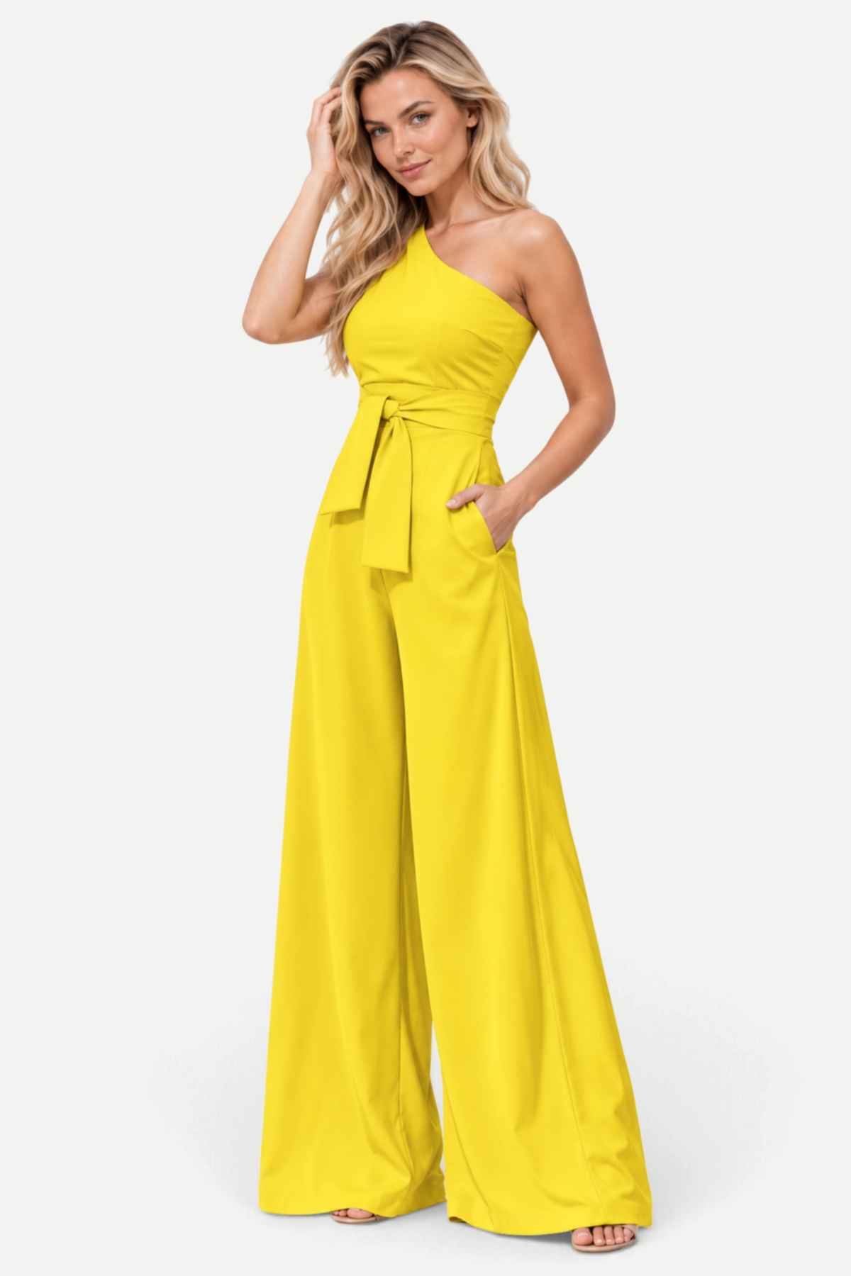 Seraphina | One-Shoulder Wide-Leg Jumpsuit