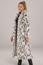 Odette | Long Faux Fox Fur Coat