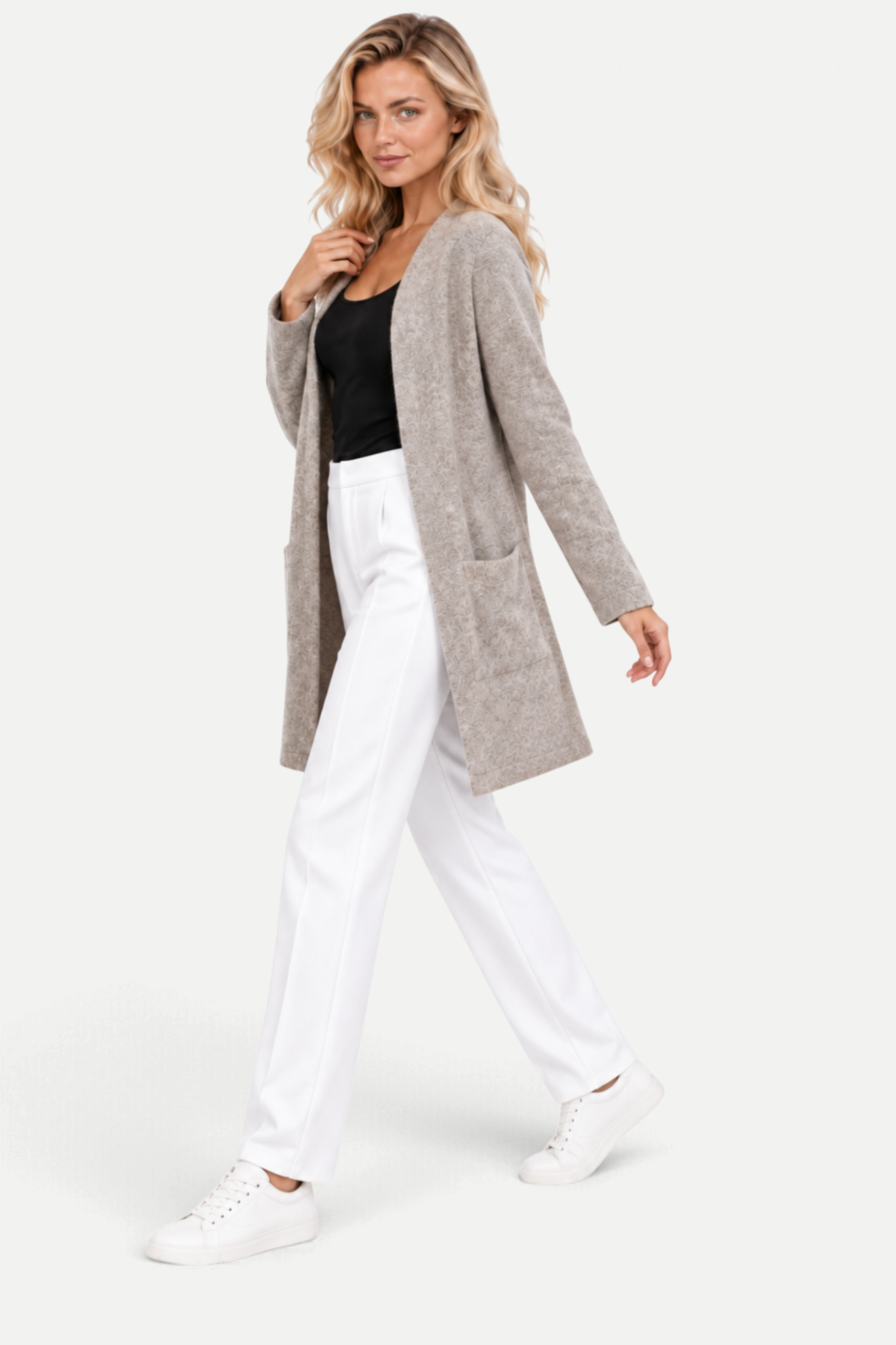 Celine | Women's Longline Knitted Cardigan