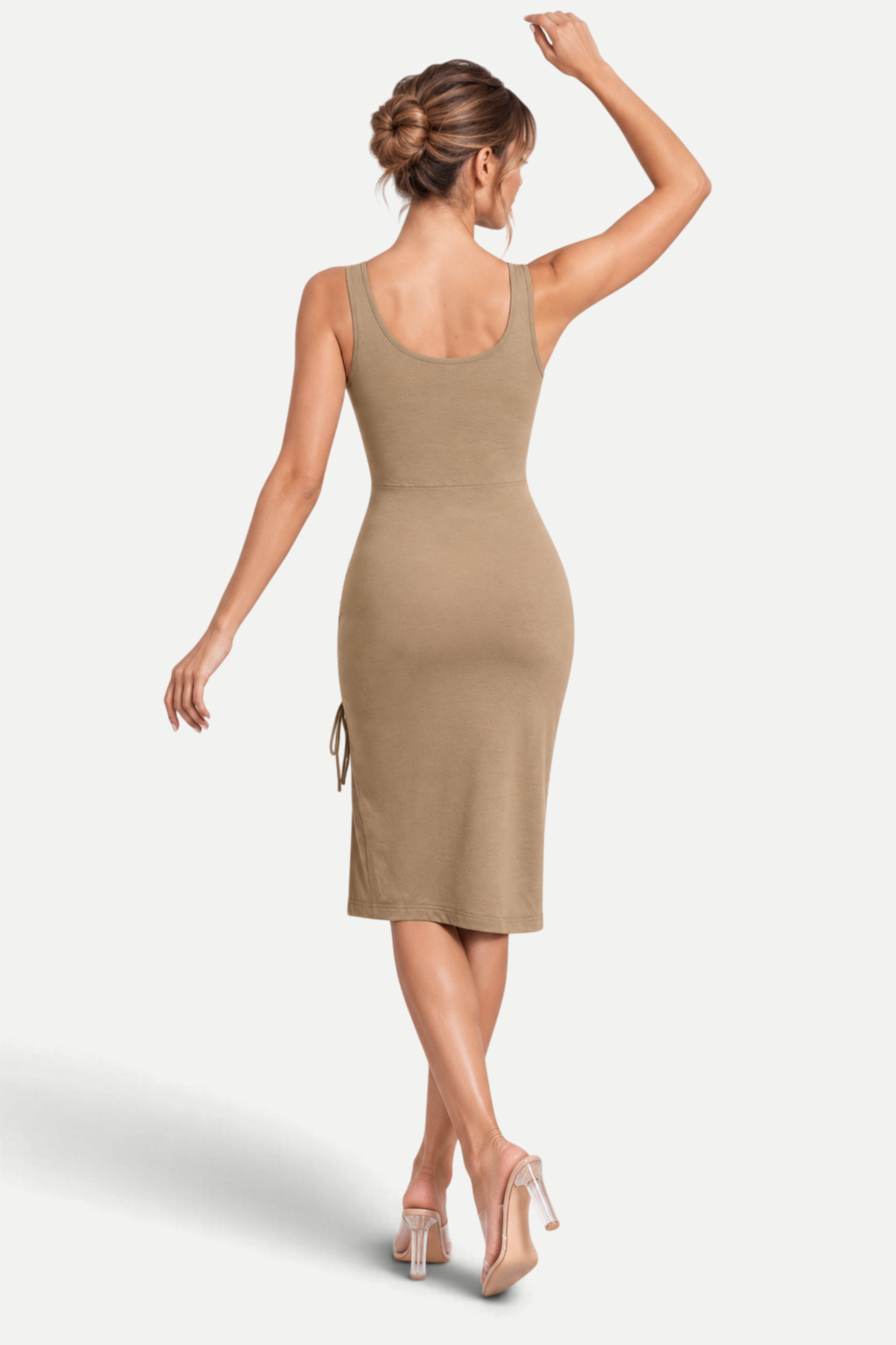 Ameliora | Drawstring Knit Pullover Dress