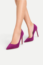 Aurélia | Suede Pointed Toe Stiletto Heels