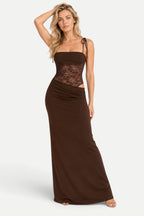 Camille | Lace Bodice Maxi Dress