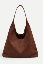 Celestine | Suede One-Shoulder Tote Bag with Large Capacity