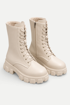 Maëline | Chunky Platform Lace-Up Boots