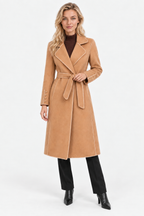 Marivelle | Belted Piped Long Coat